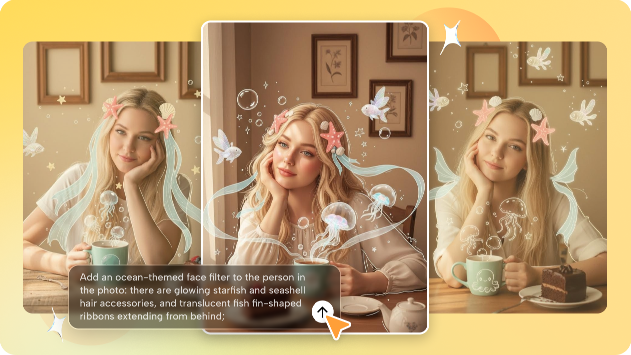  Generasi filter wajah teks-ke-gambar dan gambar-ke-gambar yang didukung Dreamina AI