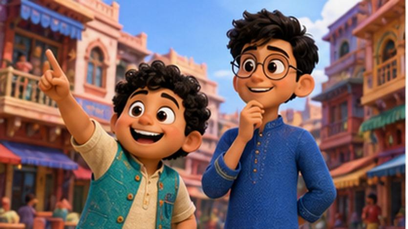 Motu Patlu AI Video Generator prompt result 1