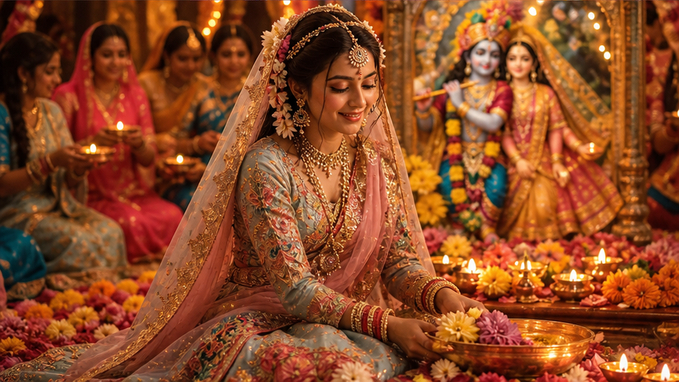 Radha Ji CapCut Template - Riunione devozionale Finale