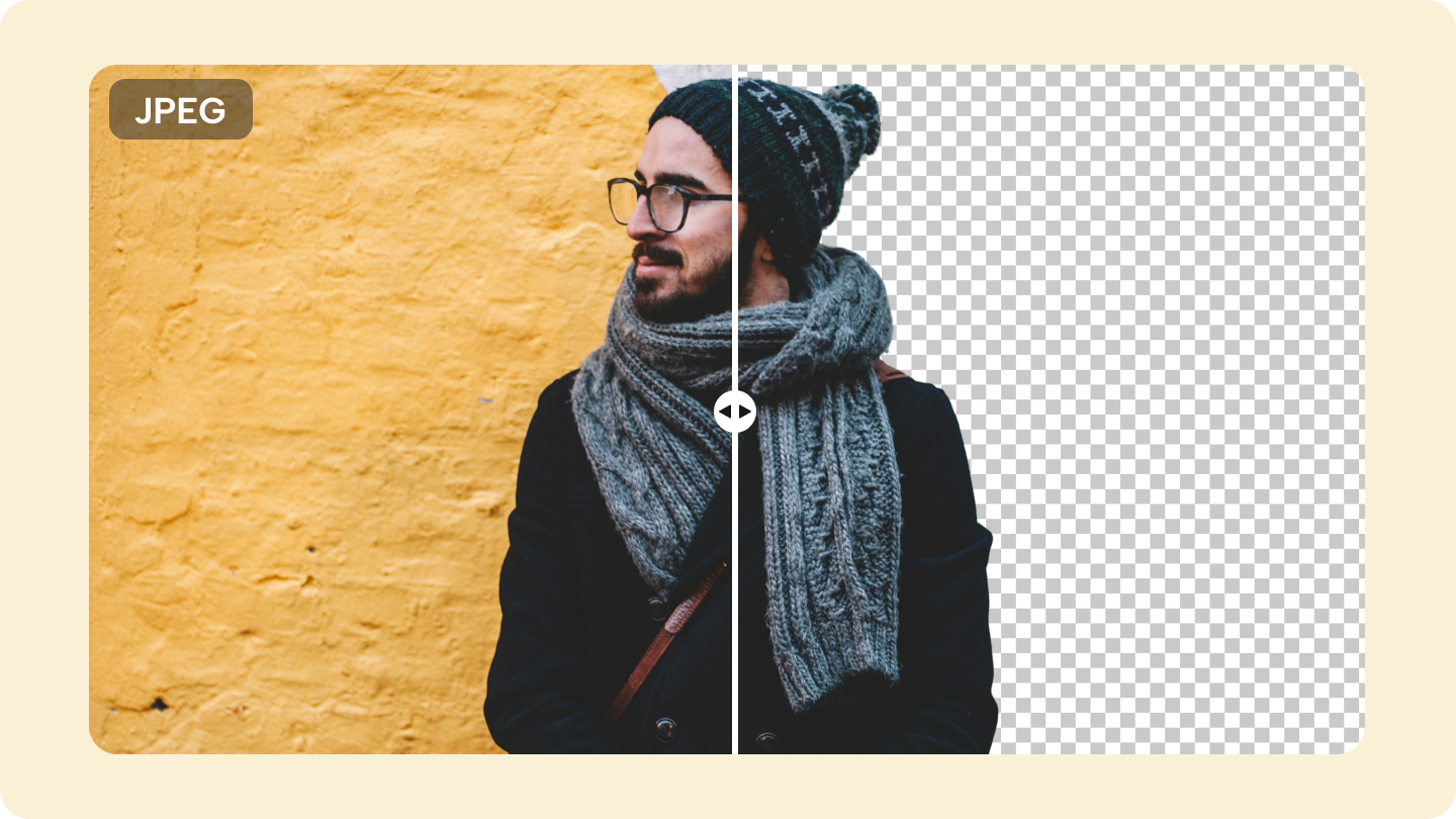 Hintergrund auf JPEG entfernen