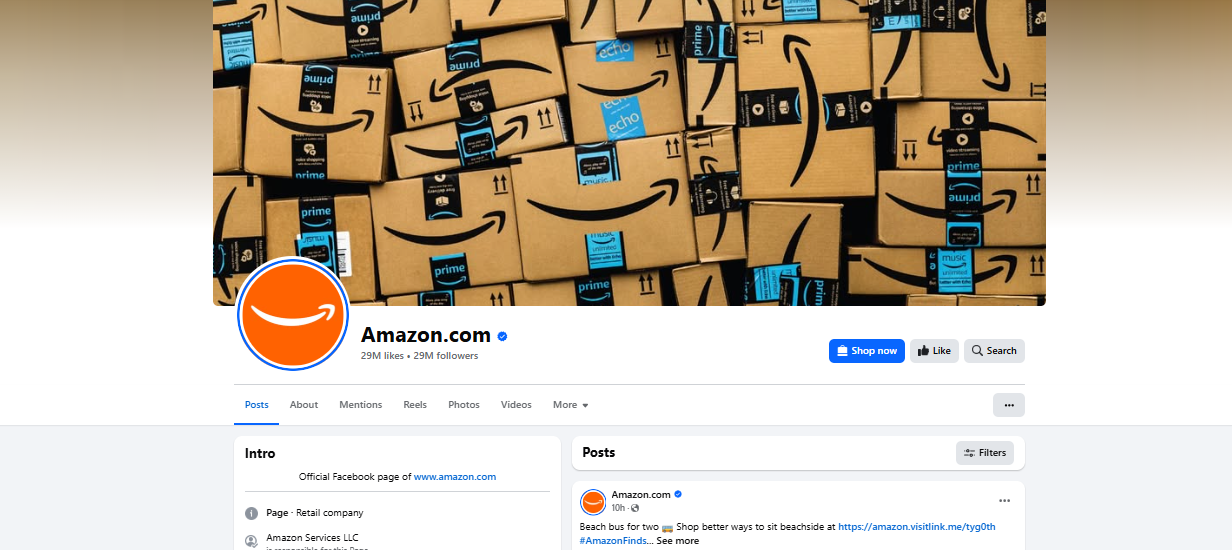 Exemple de marketing Amazon