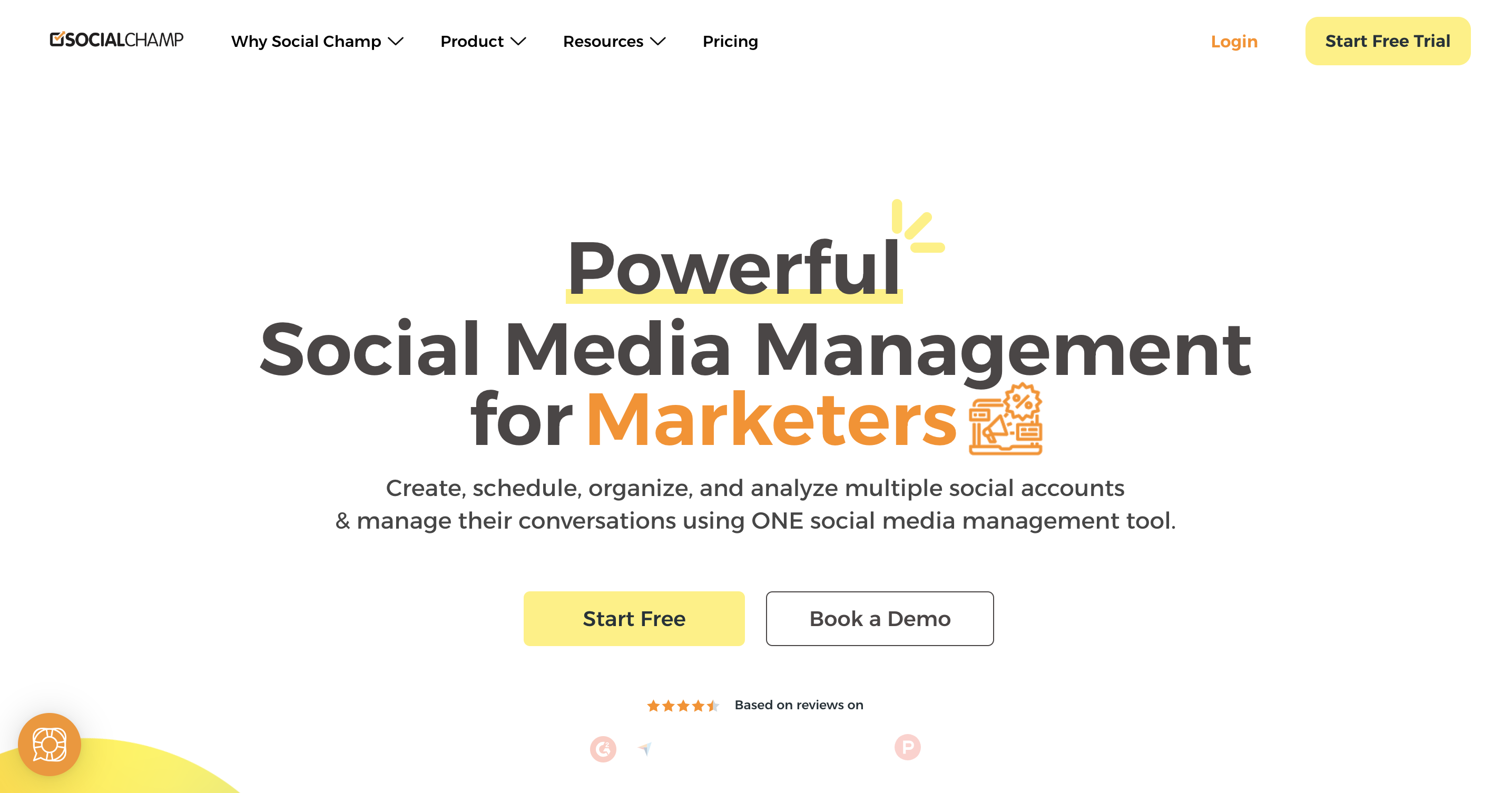 Social Champのインターフェース-無料で使える優れたTikTok分析ツール