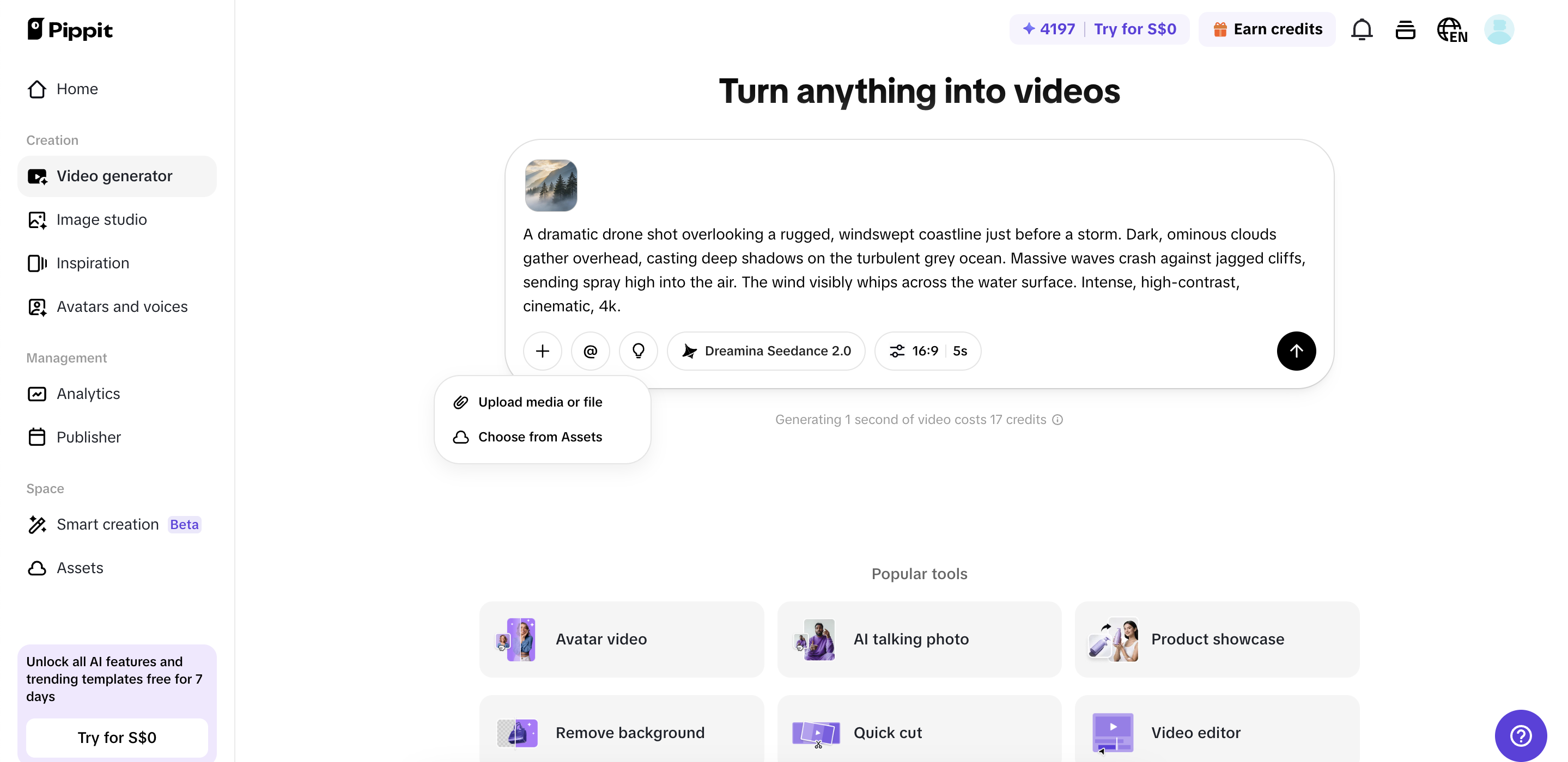 Create your video