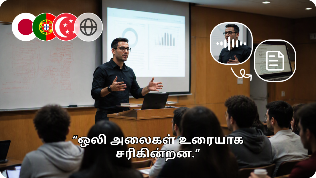 Transcribe your content for a global audience