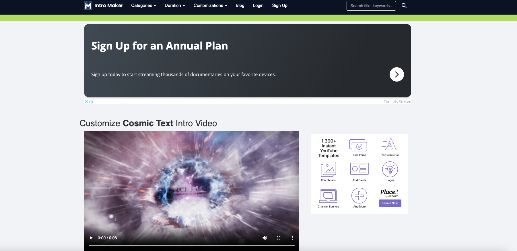 come creare un video introduttivo per YouTube