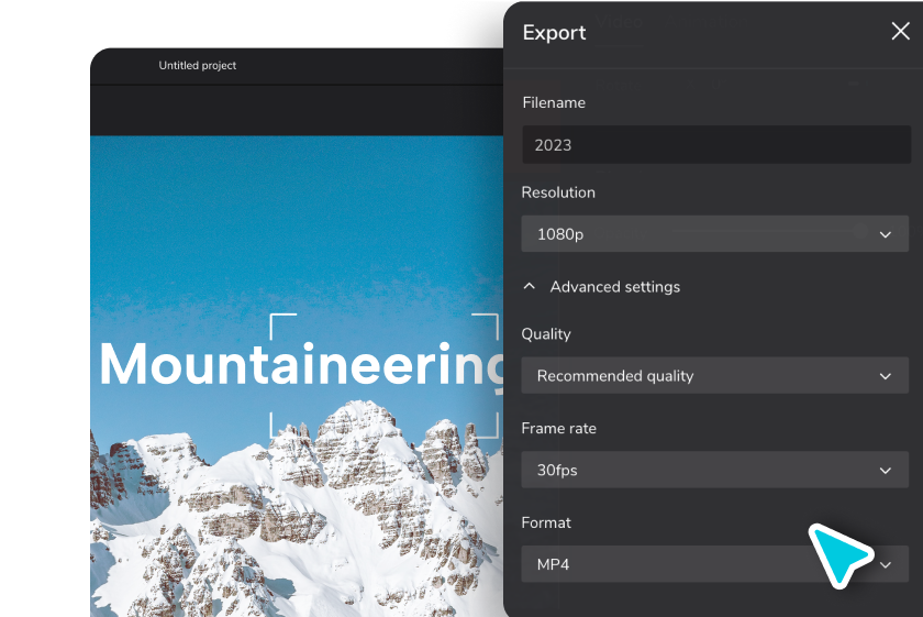 Export and share