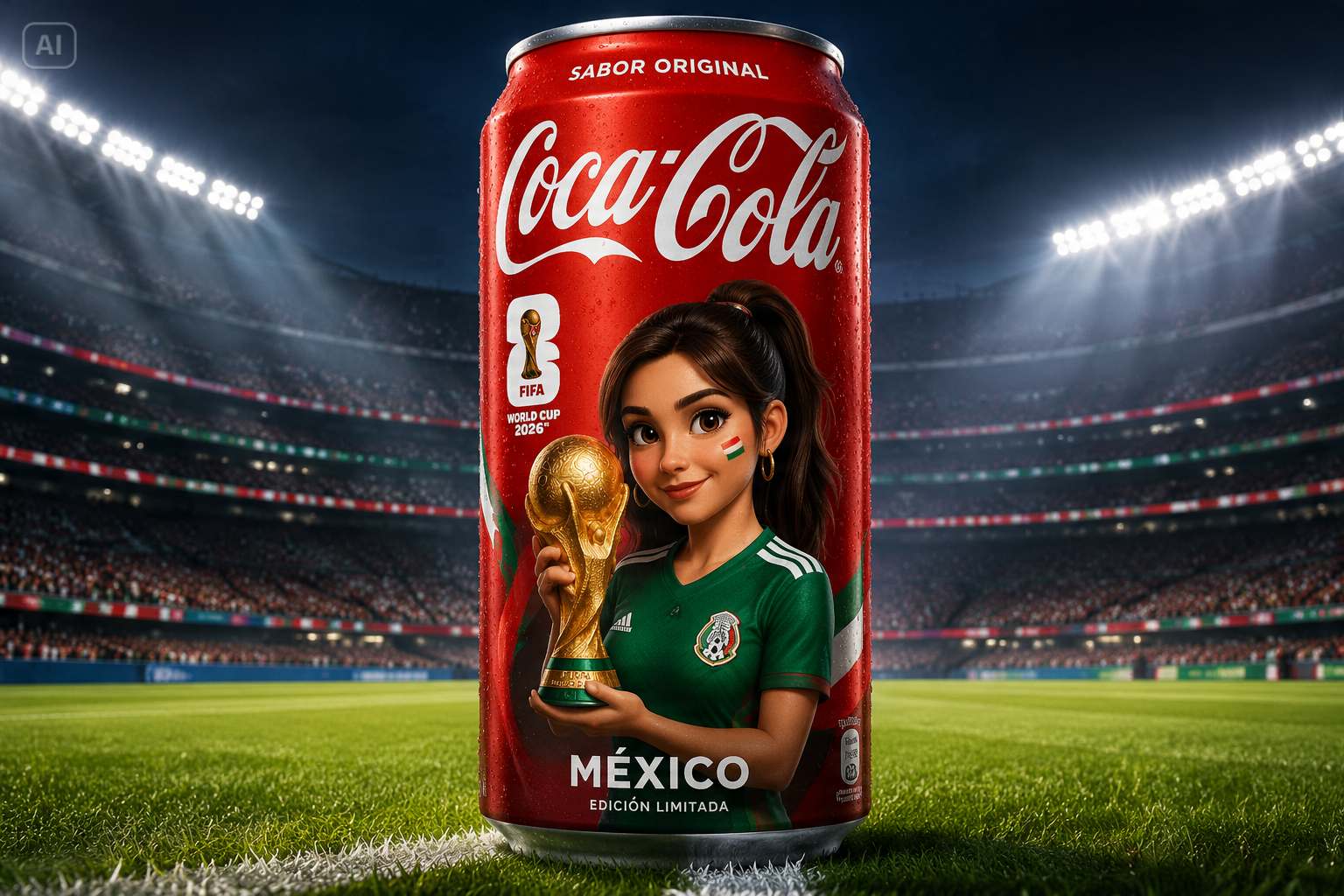 World Cup Coca-Cola Fan Poster
