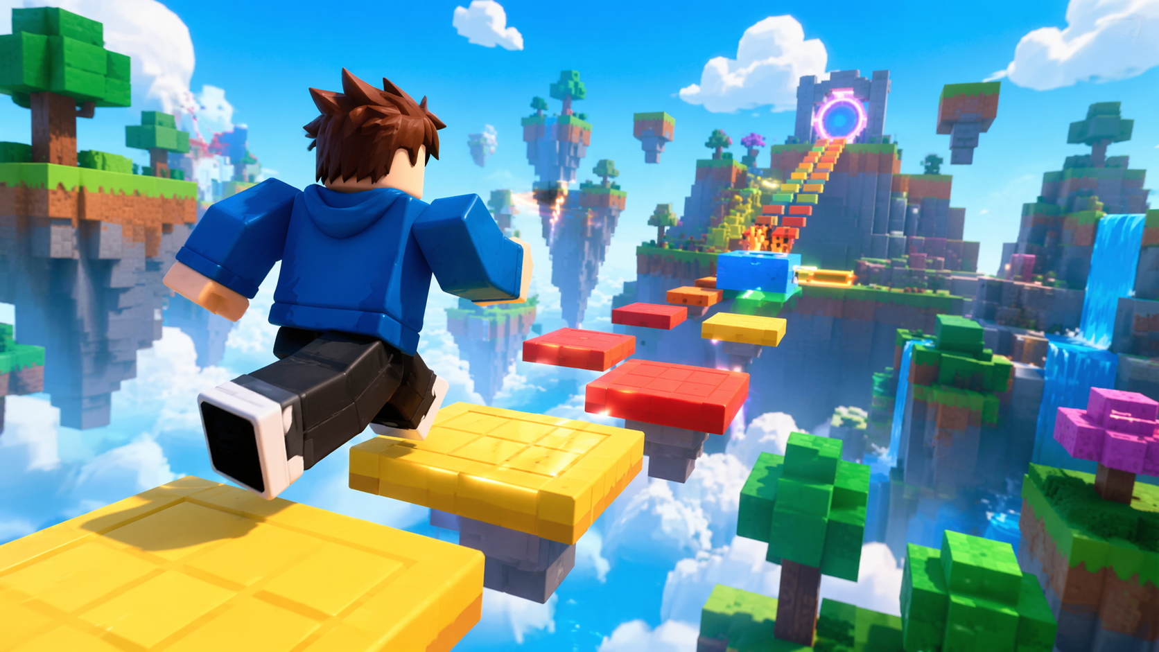 Ví dụ nhắc nhở bộ lọc Dreamina roblox 4: Anh hùng phiêu lưu Obby