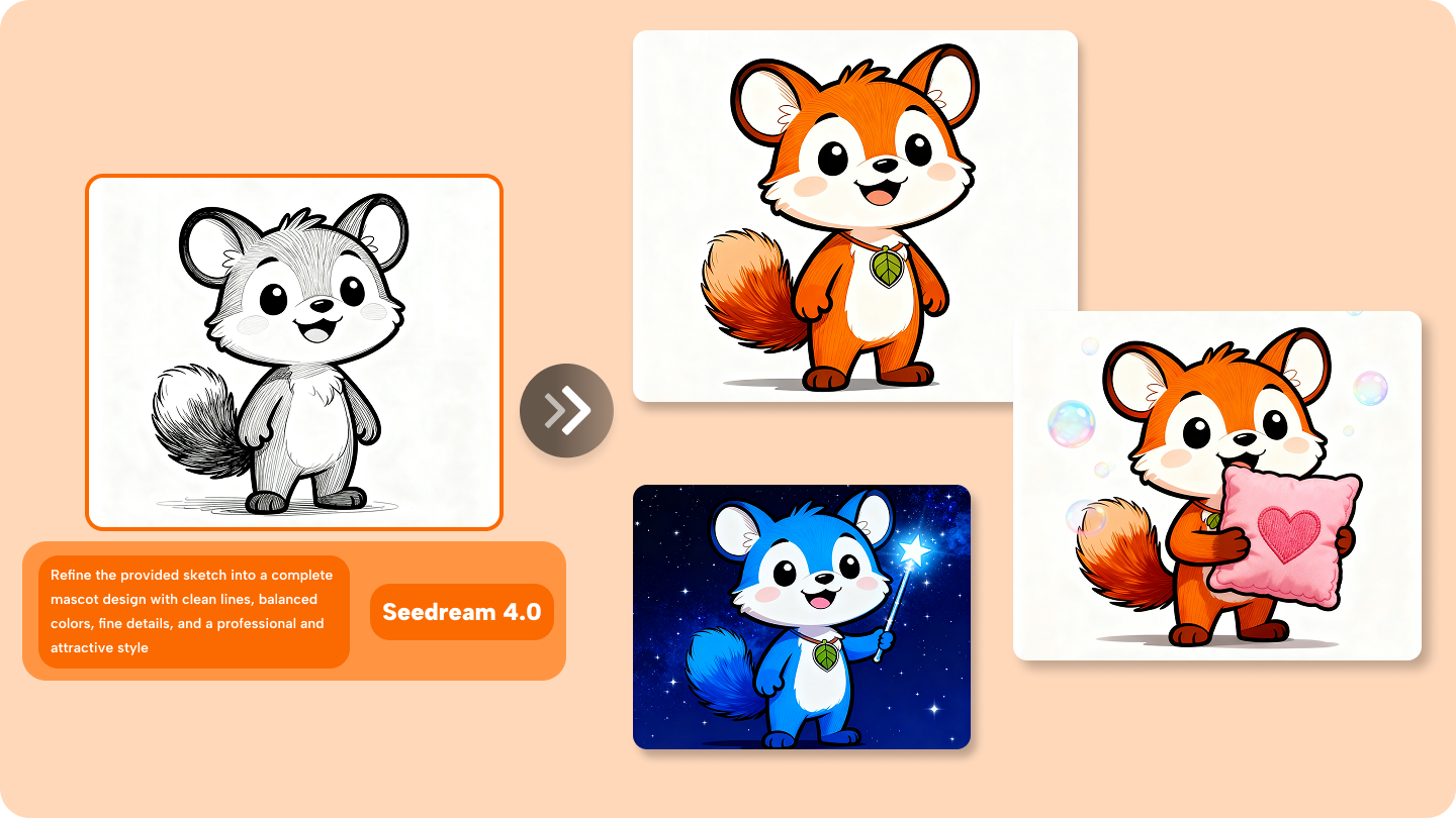 Maskottchen-Design