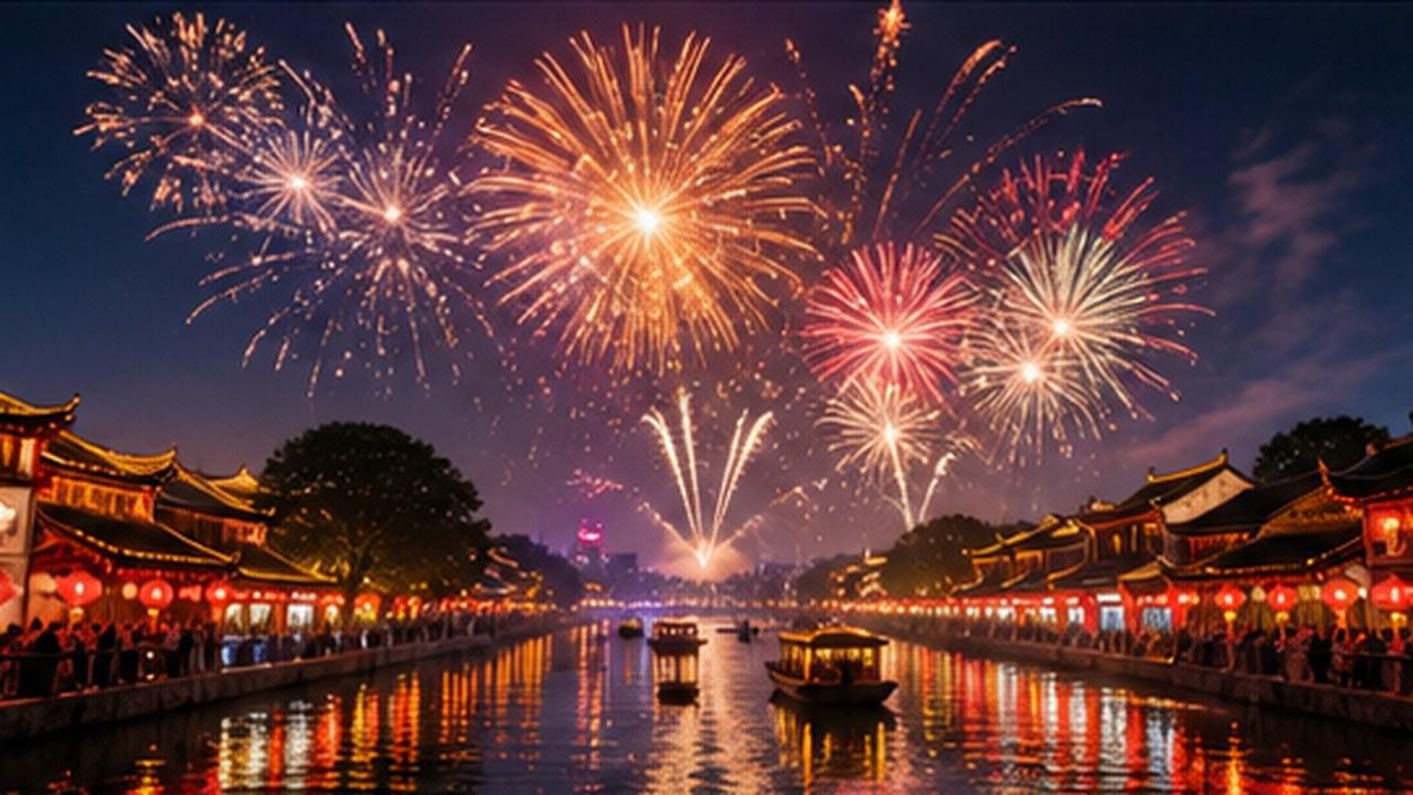 AI Fireworks Video Generator prompt Ergebnis 2