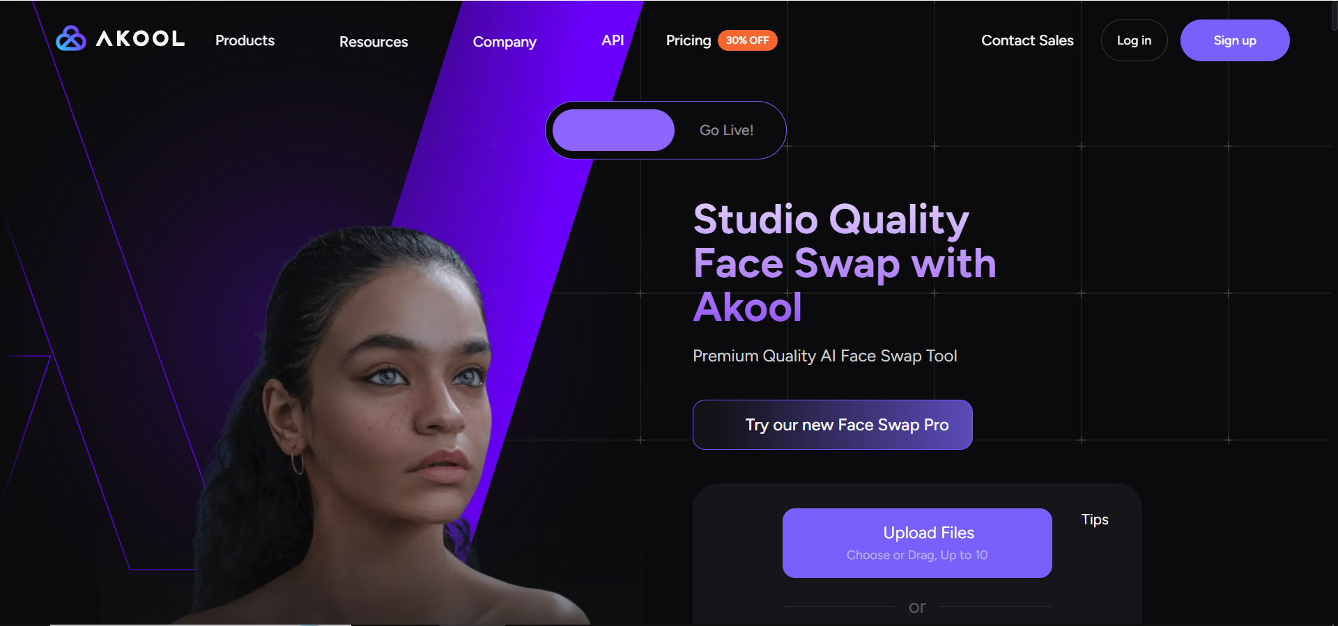 Akool Homepage