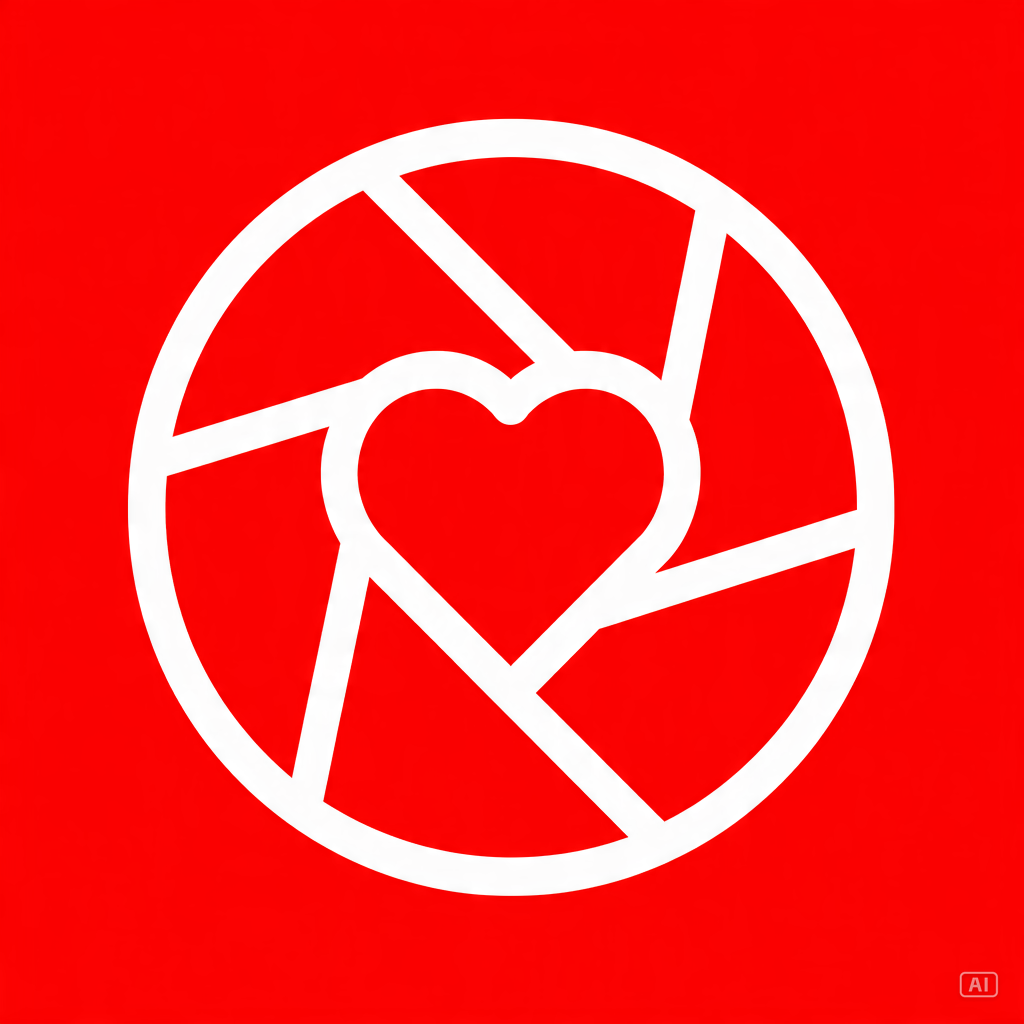 Red monoline lifestyle app icon generated by Pippit