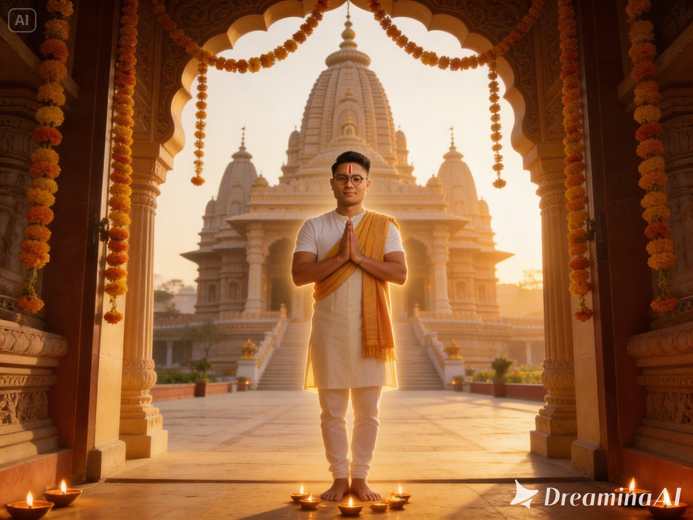 Edit foto Ram Navami Anda dengan AI