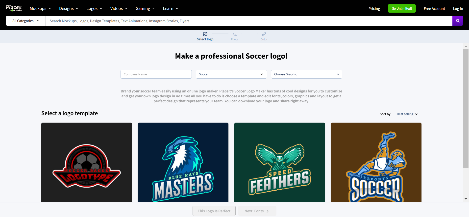 Template Homepage