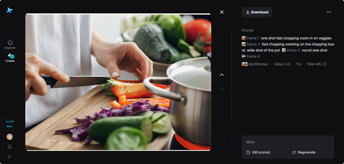 Proceso de preparación de alimentos