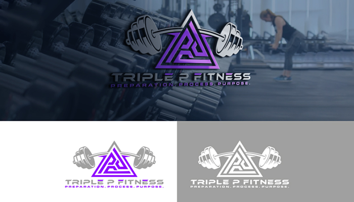 Triple P Fitness -  the best fitness logo design inspiration