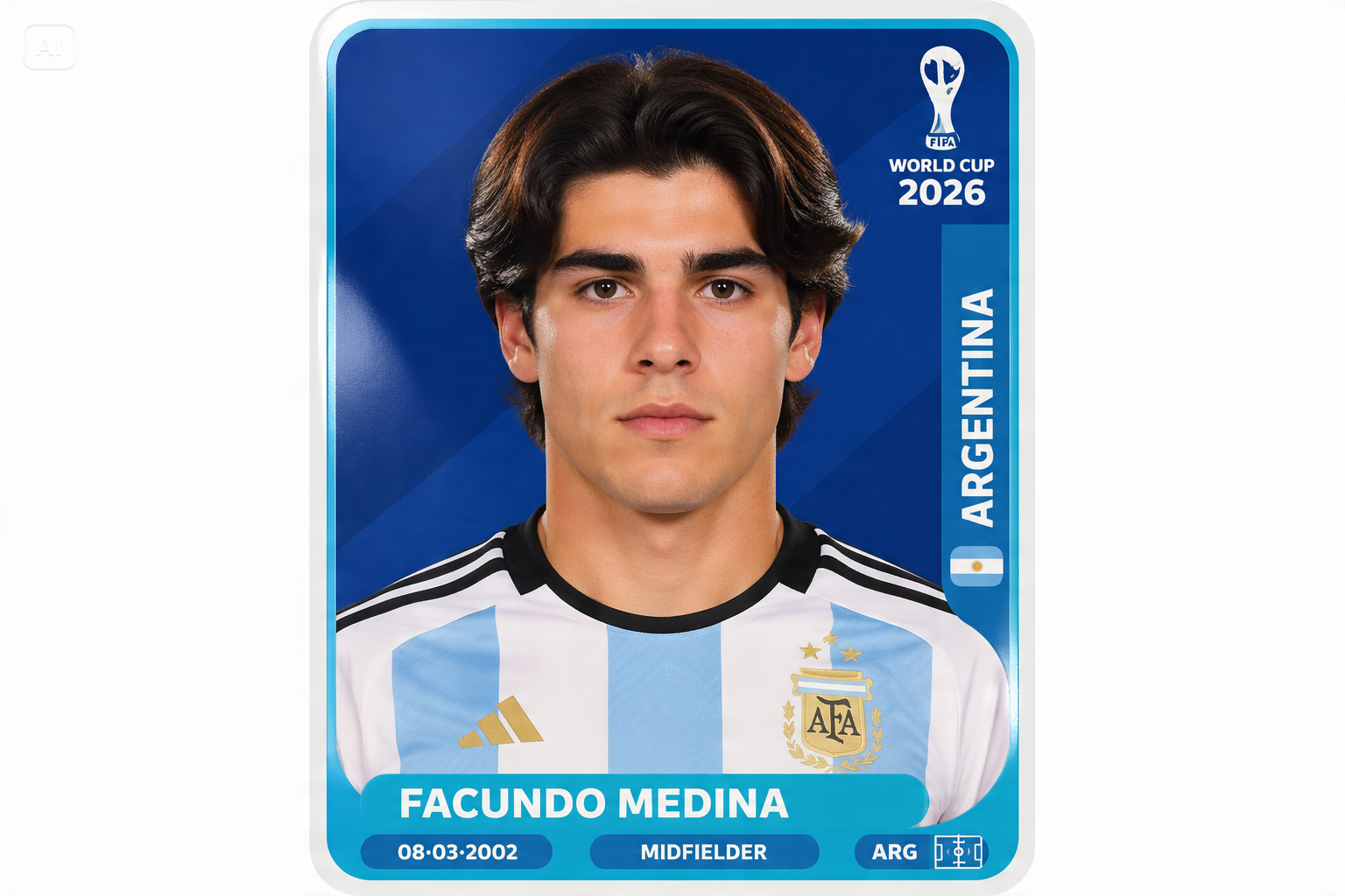 Argentinien Viraler Aufkleber