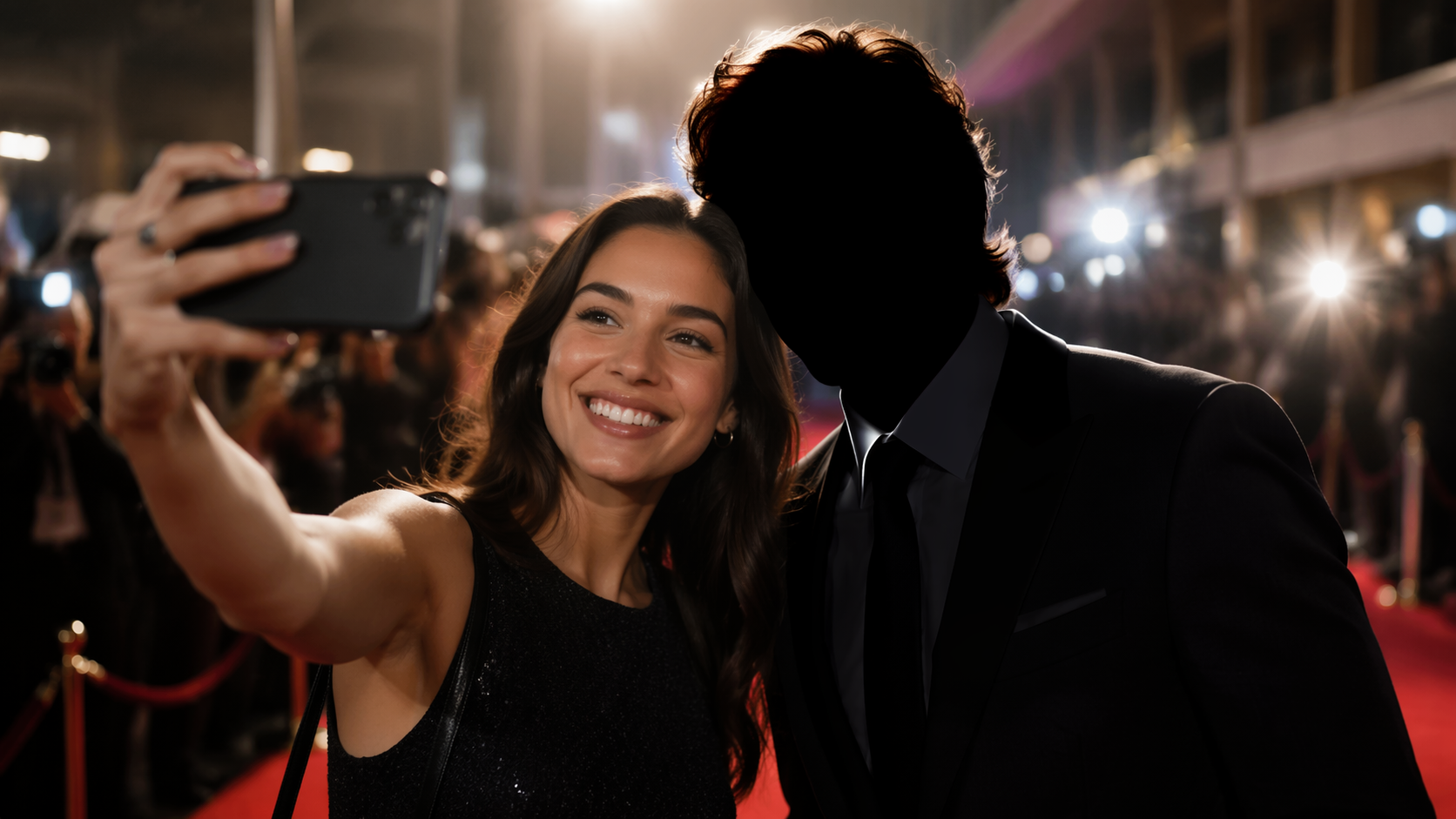 Dreamina Selfie mit Promi-Helden-Image