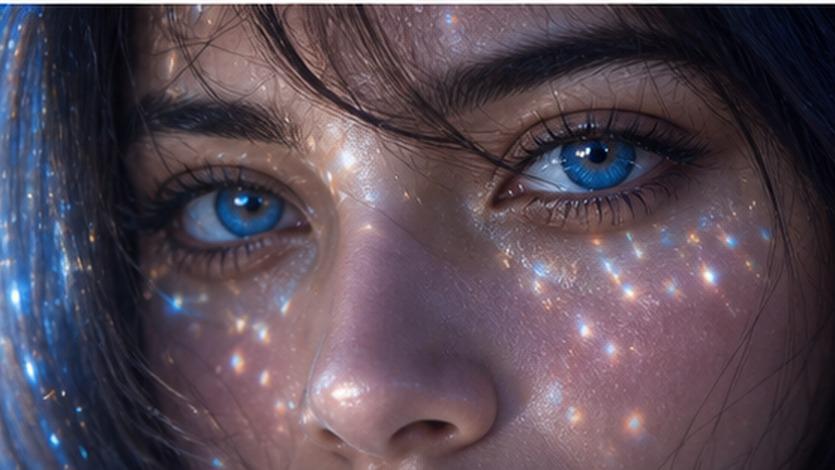 Blue Background Eyes Photo Editing Contoh Prompts 6