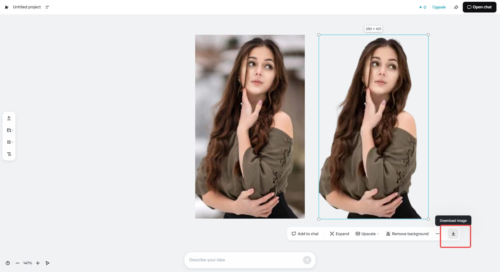 Haga clic en la imagen de descarga