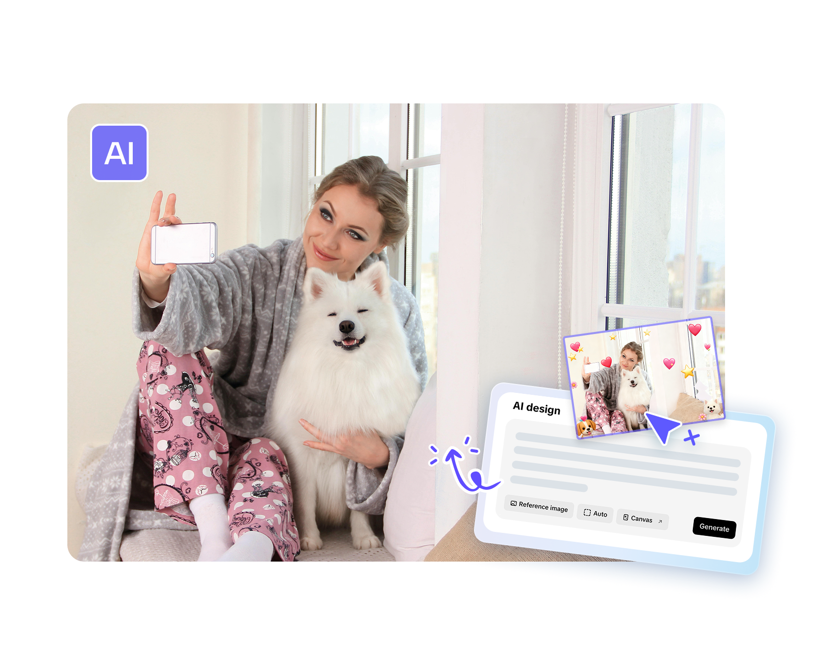 Odstranit emoji z fotografie pomocí AI