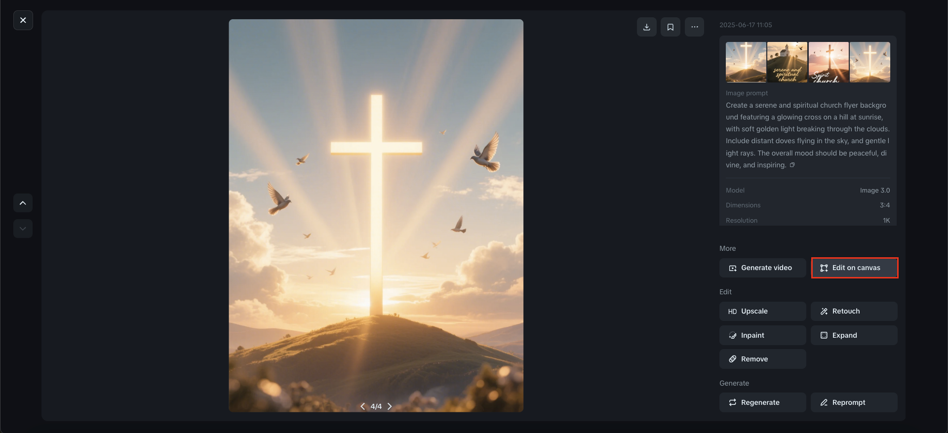 background church flyer design