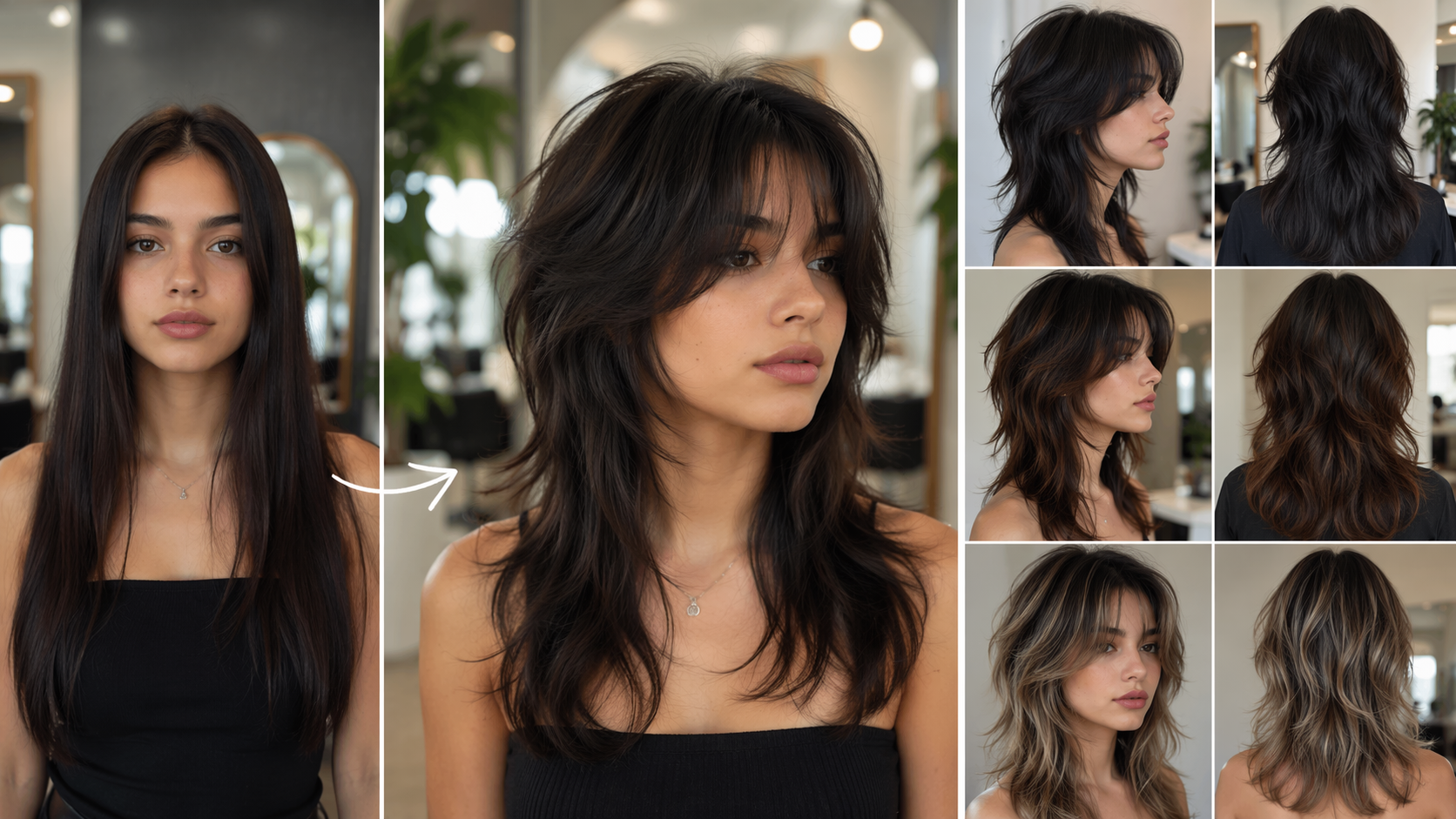Dreamina wolf cut filter prompt example 2: Shaggy Hair Transformation