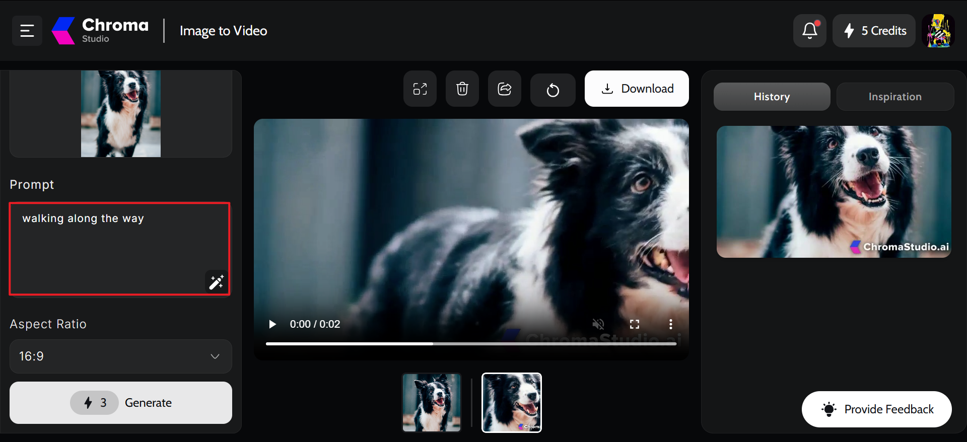 animazione dog walking