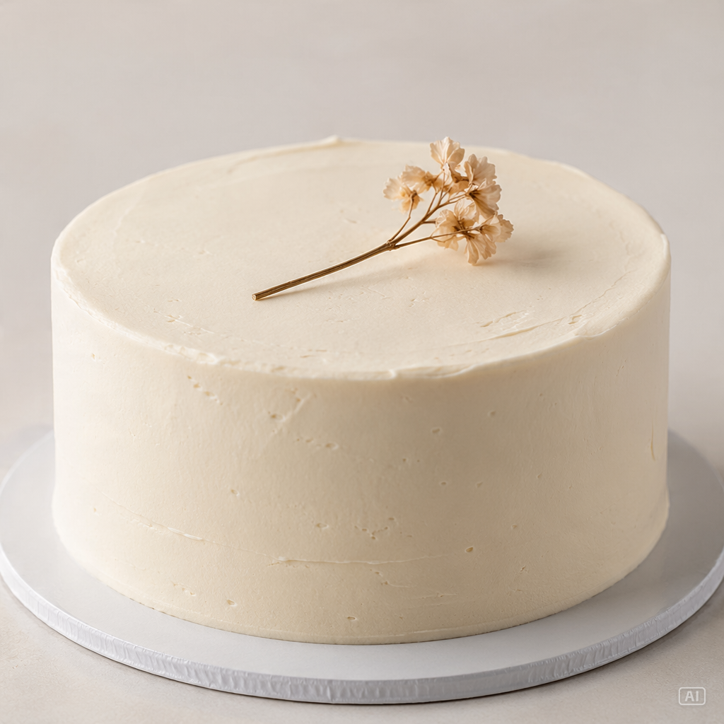 Minimalist cake image generated by Pippit
