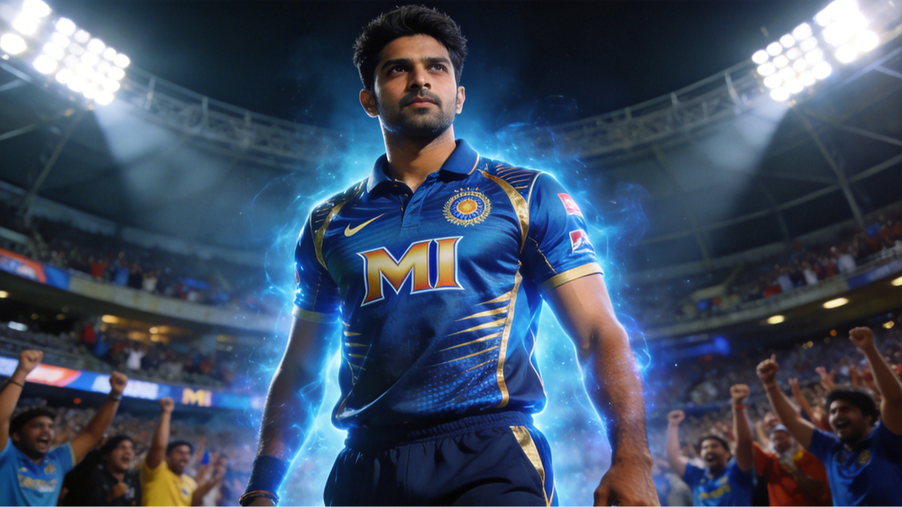 Wear the Mumbai Indians Jersey with Authentic Detail