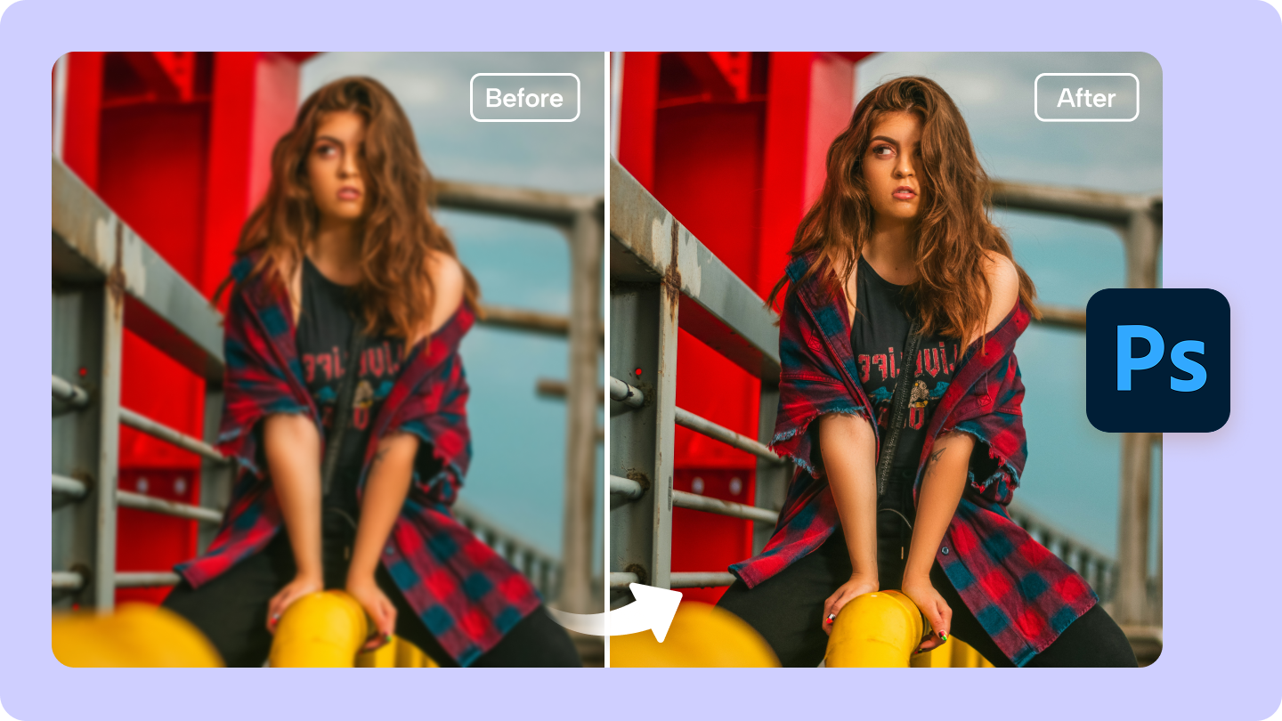 how to sharpen a picture in photoshop