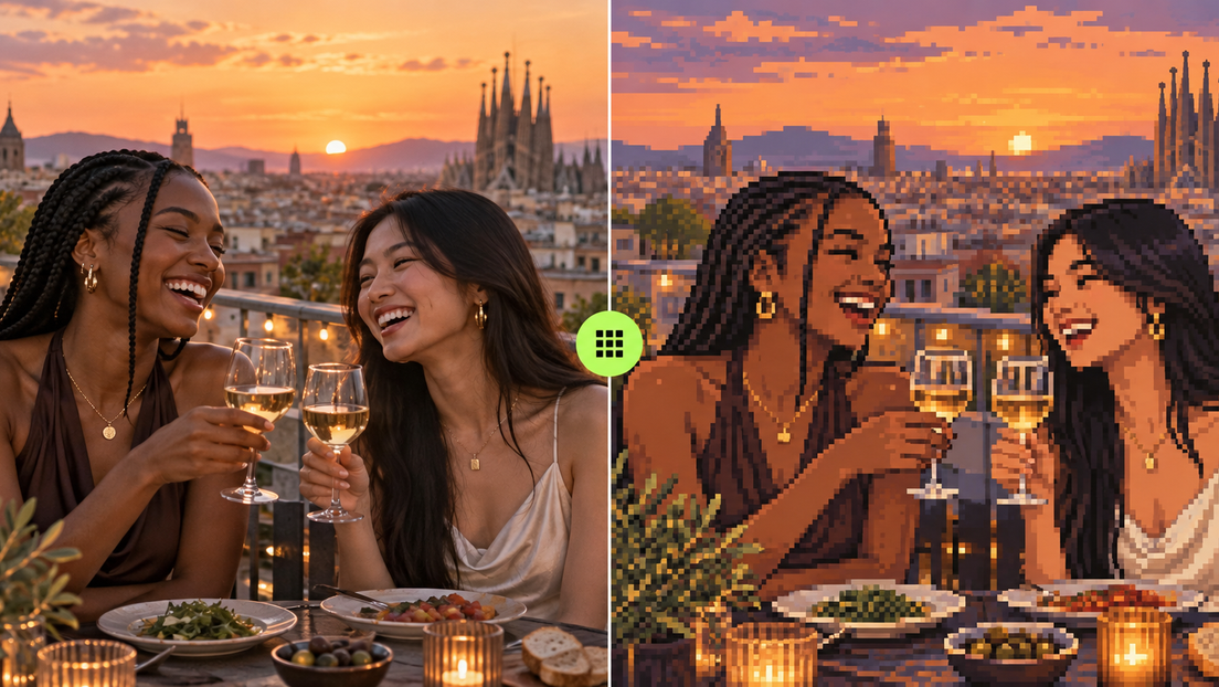 Image to Pixel Art for Camera-Roll Memories | Hypic