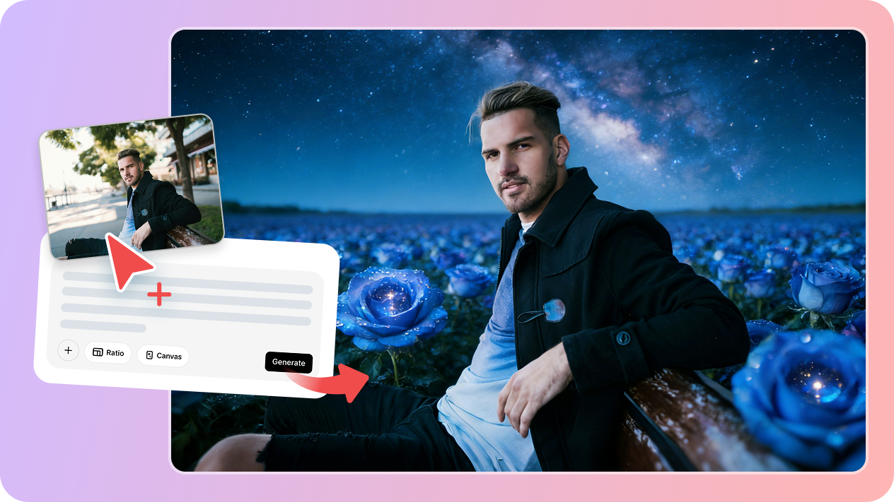 Få rosfyllda Alla hjärtans dag-bilder från enkla kommandon