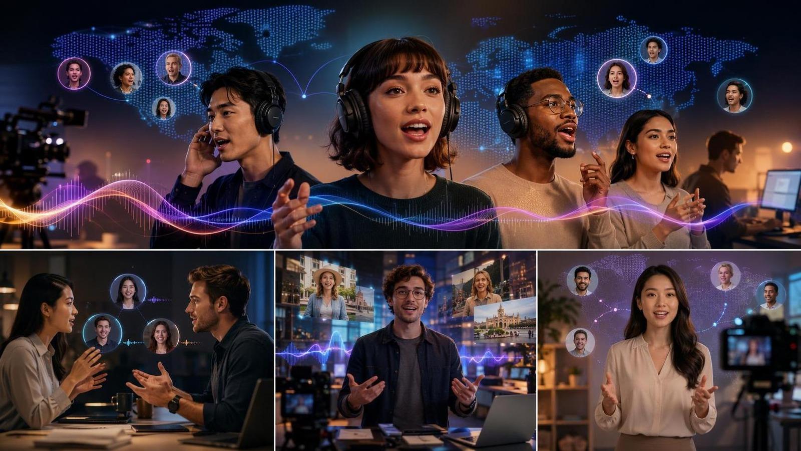 video localization lip sync AI template cover