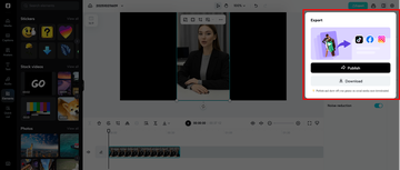 Refine and export the video