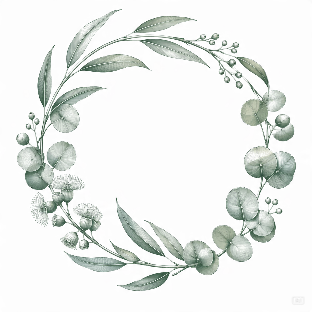 Botanical wellness logo illustration generated by Pippit