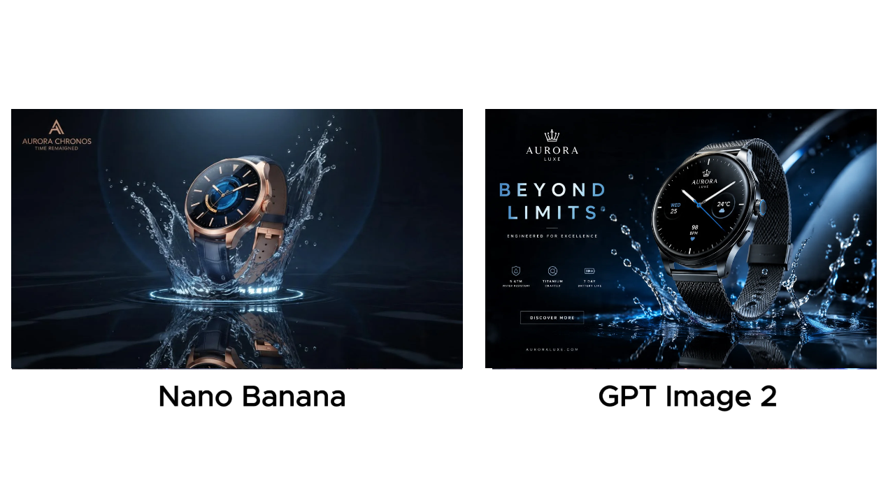 Product advertisement and commercial visuals