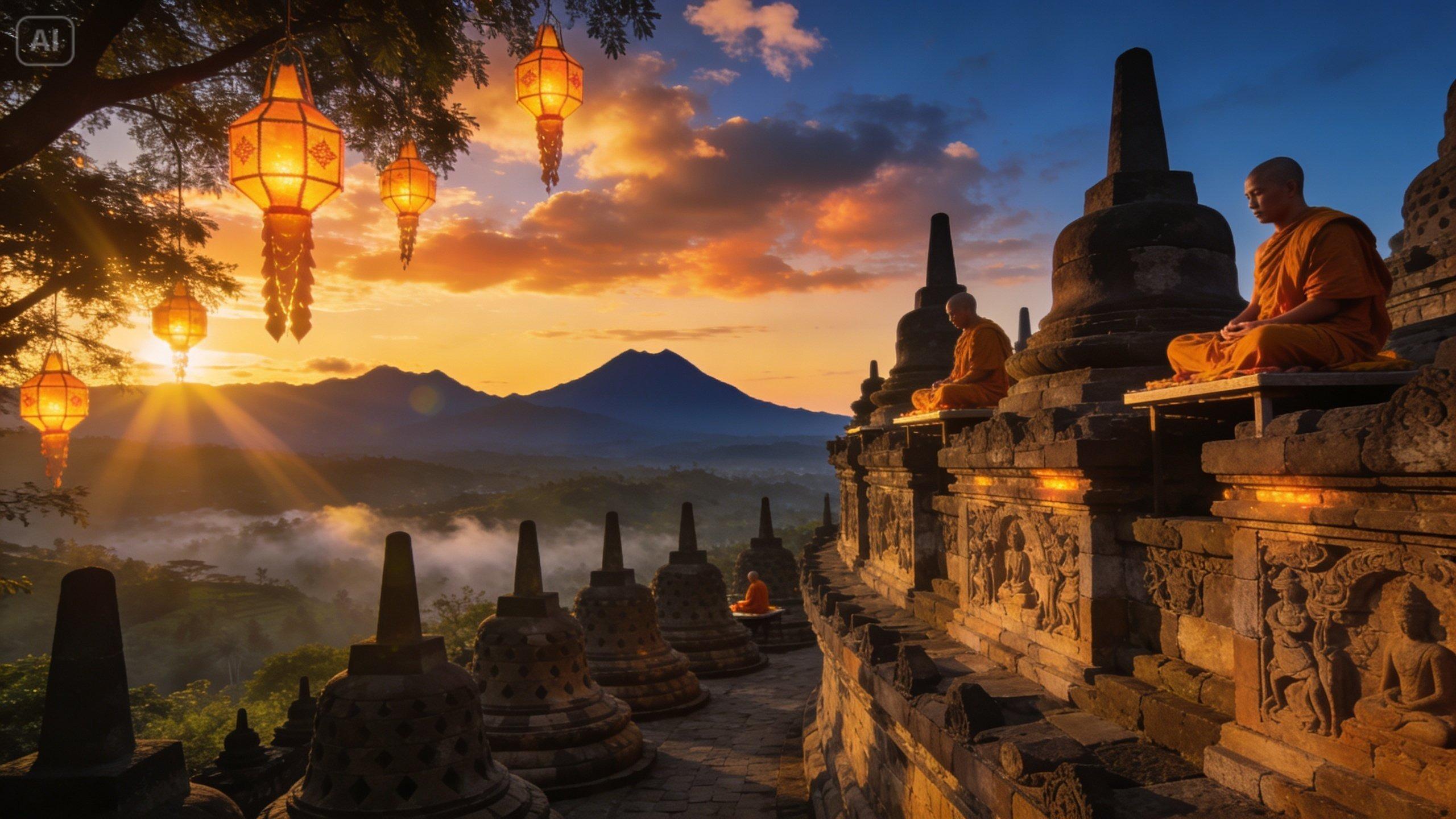 vesak day ai video feature