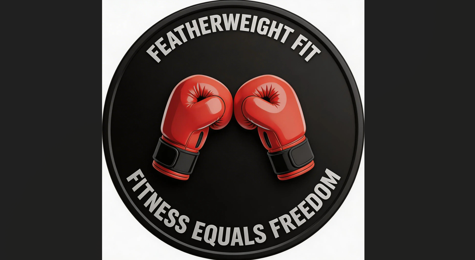 Featherweight fit - fitness gym logo design