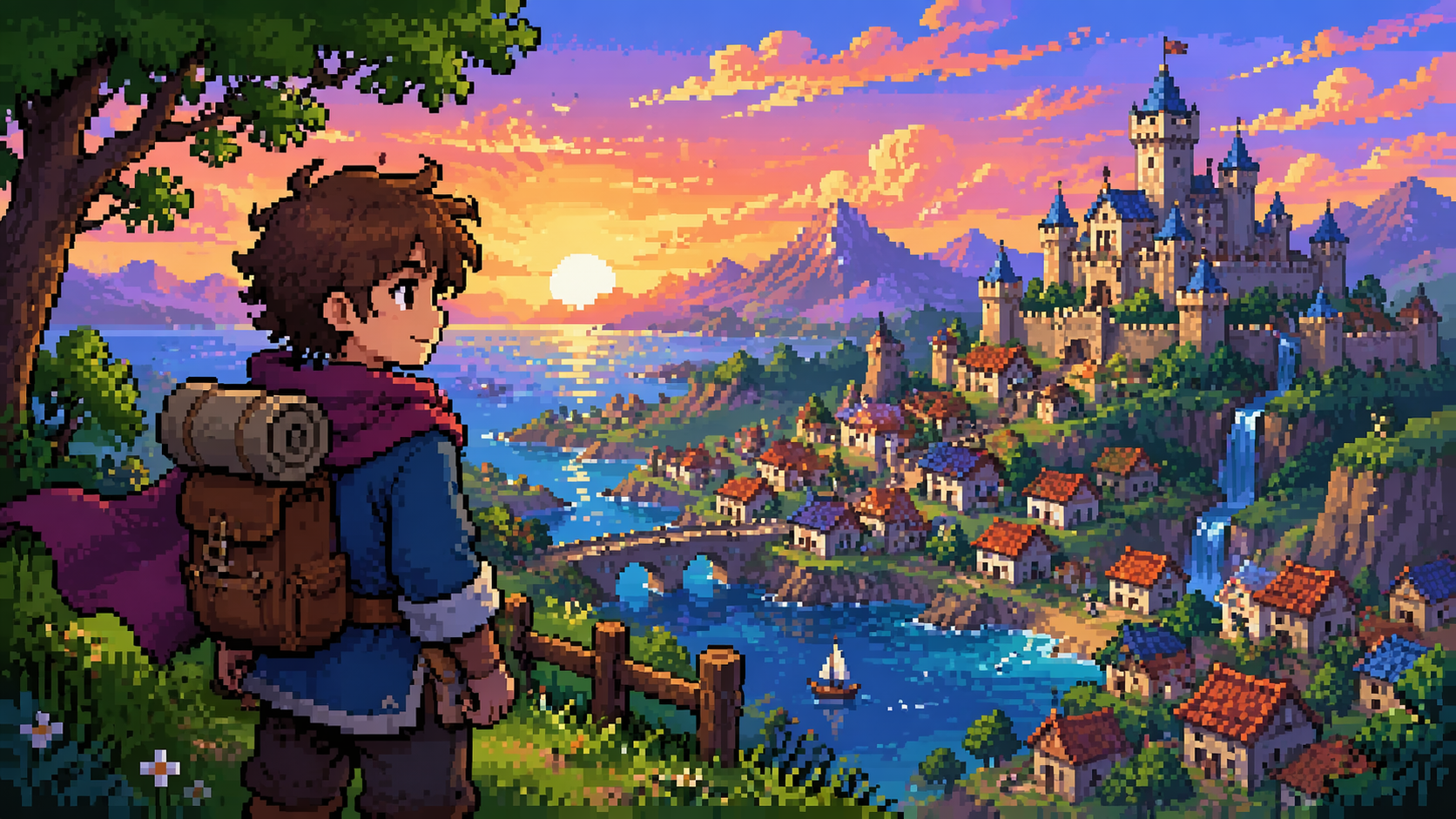 Dreamina pixel art filter hero image