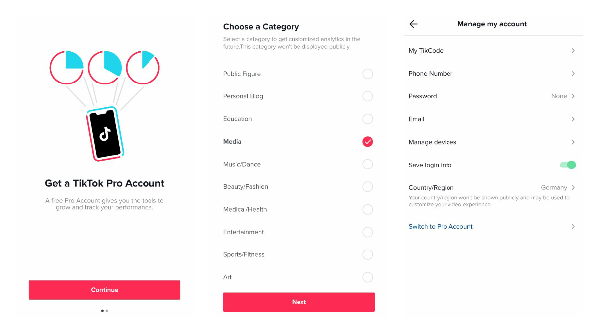 แสดงวิธีรับบัญชี TikTok pro - วิธีที่ดีที่สุดในการแก้ไขการวิเคราะห์ TikTok ที่ไม่แสดง