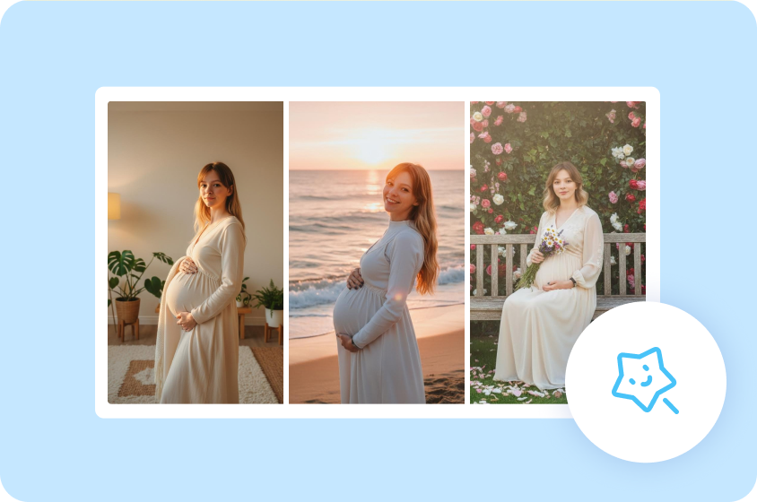 I-customize ang iyong maternity photo style
