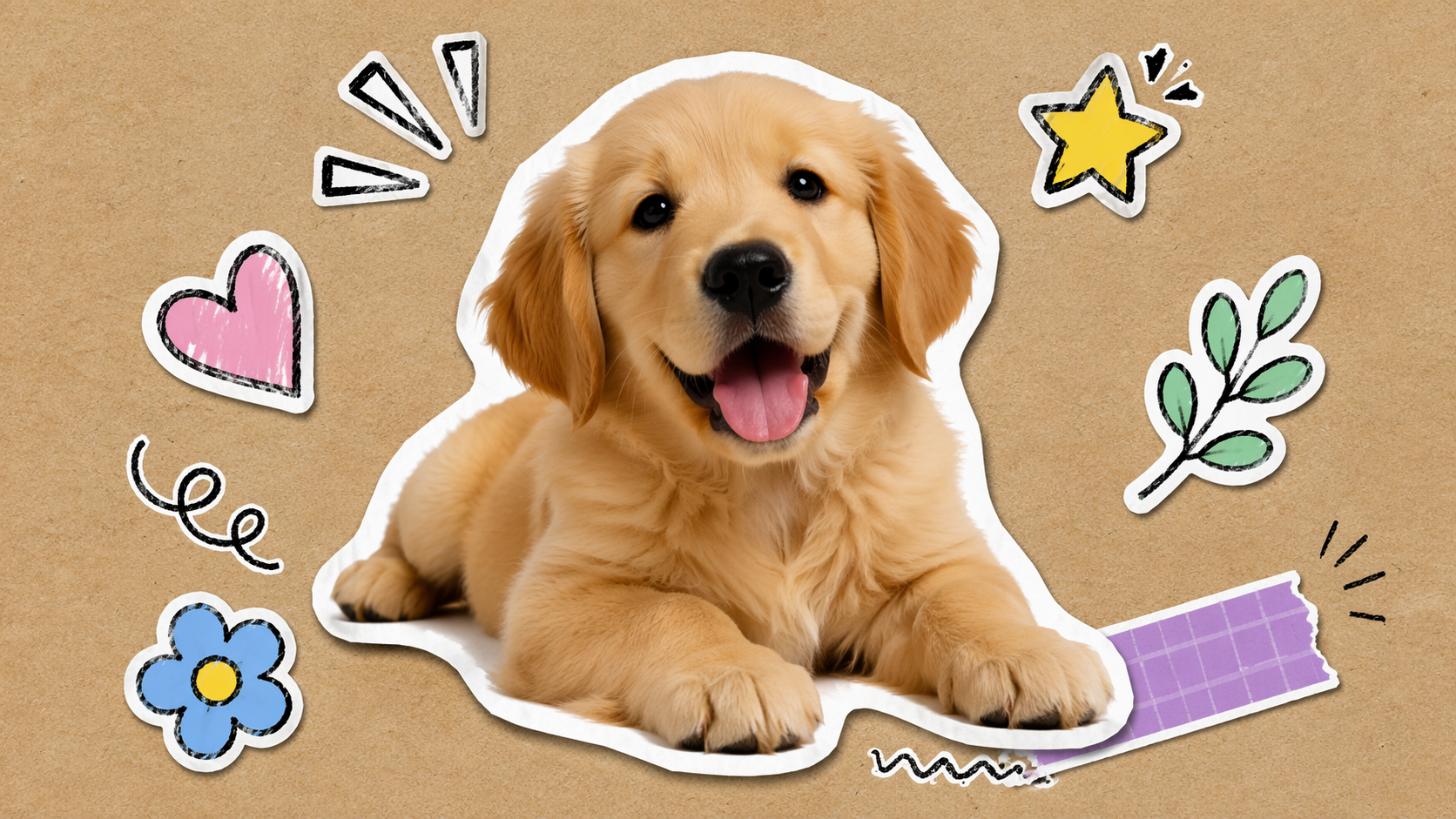 Dreamina convert photo to sticker prompt example 4: Scrapbook cutout sticker