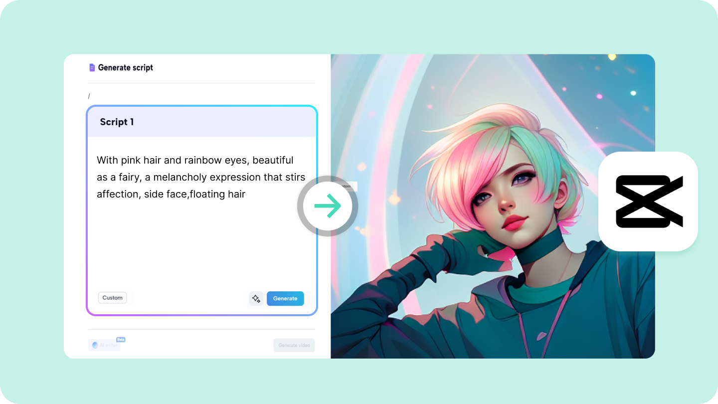 ai image for makeup simulation