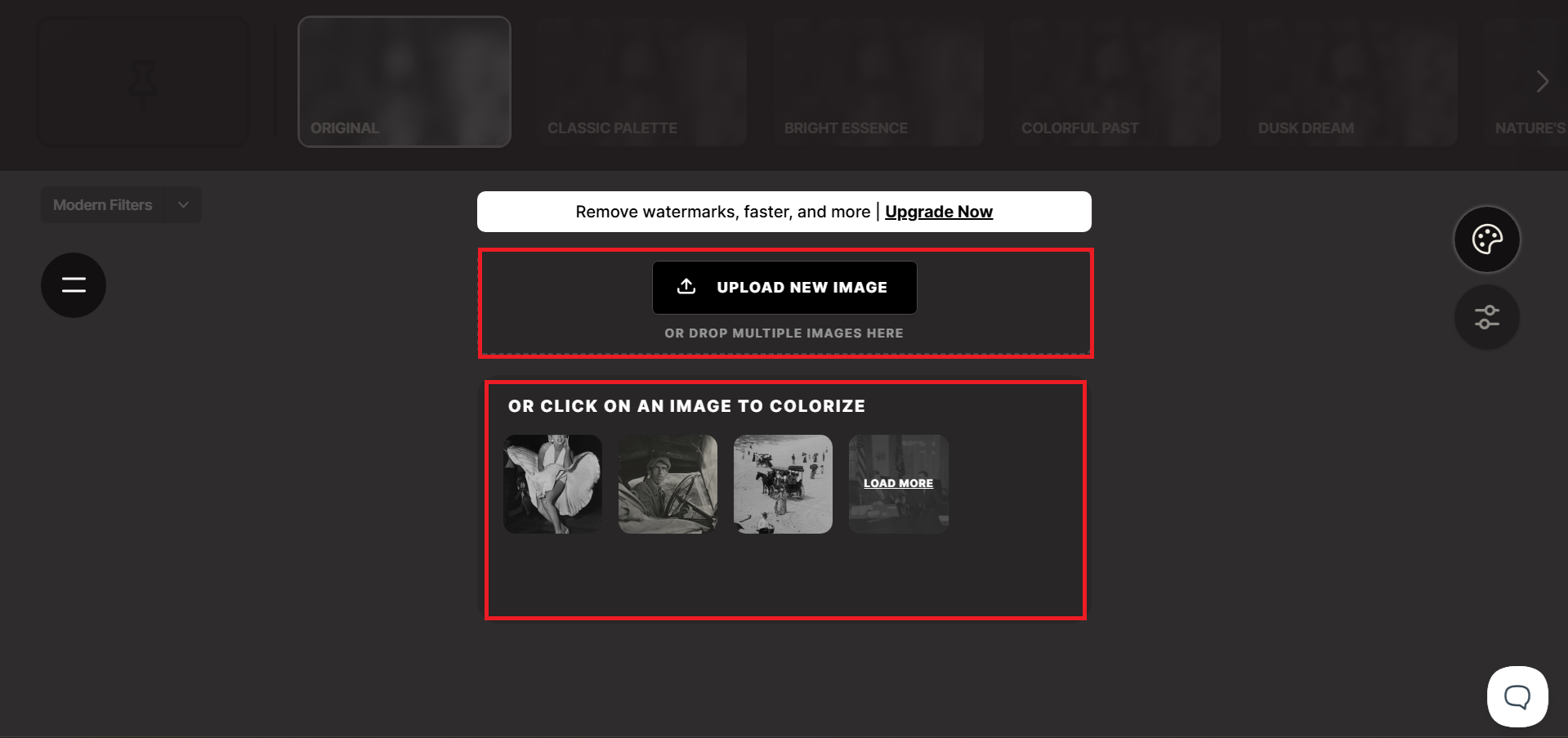 Upload or select an image