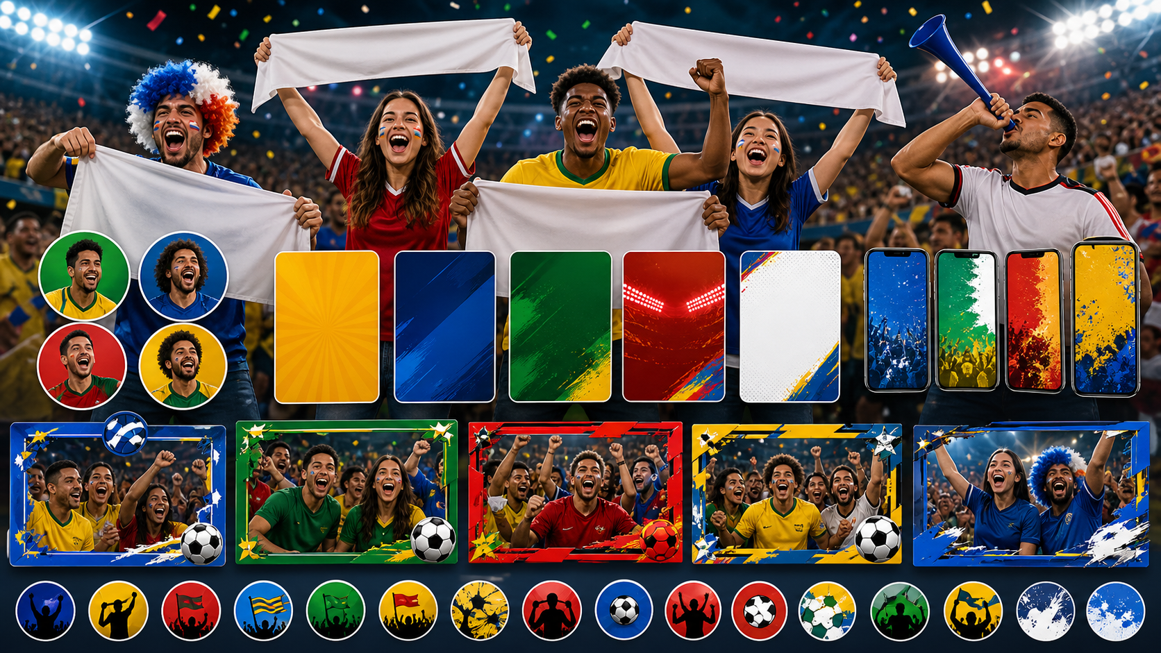 Imej Piala Dunia Kepada Penjana Video yang menyokong imej kit alat kipas