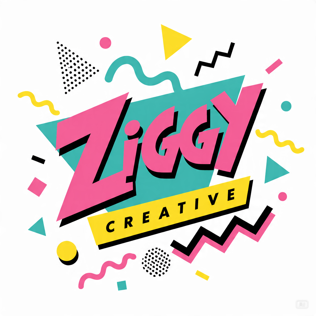 Memphis design style logo generated by Pippit