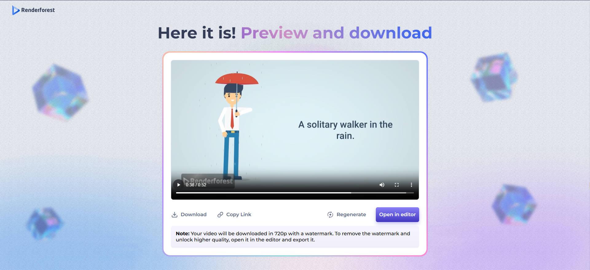script to ai animation video