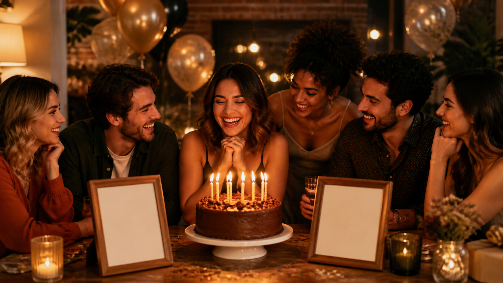 Birthday Celebration Finale prompt example