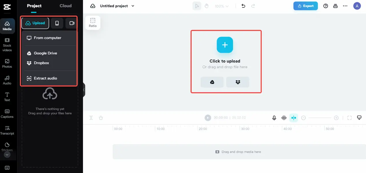 Upload your video